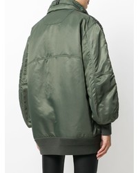 Blouson aviateur olive Ermanno Scervino