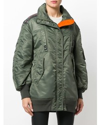 Blouson aviateur olive Ermanno Scervino