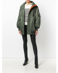 Blouson aviateur olive Ermanno Scervino