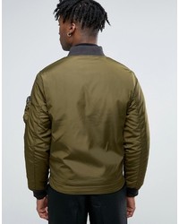 Blouson aviateur olive Bellfield