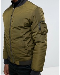 Blouson aviateur olive Bellfield