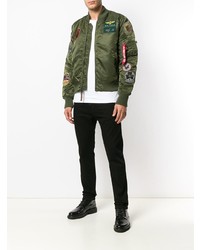 Blouson aviateur olive Alpha Industries