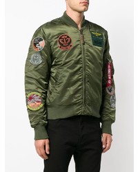 Blouson aviateur olive Alpha Industries