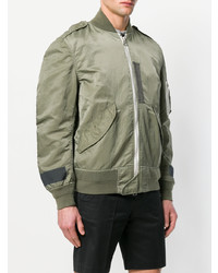 Blouson aviateur olive Sacai