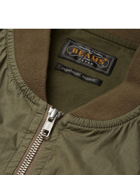 Blouson aviateur olive Beams