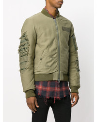 Blouson aviateur olive R 13