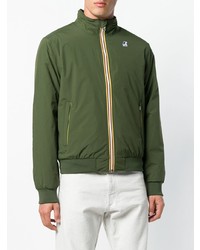 Blouson aviateur olive K-Way