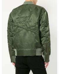 Blouson aviateur olive Mastermind World