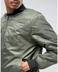 Blouson aviateur olive Stussy