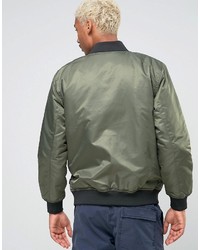 Blouson aviateur olive Stussy