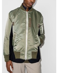 Blouson aviateur olive Sacai