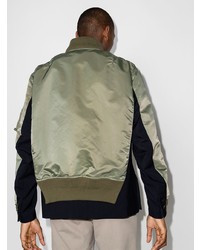 Blouson aviateur olive Sacai