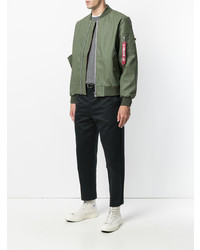 Blouson aviateur olive Stutterheim