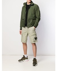 Blouson aviateur olive Stone Island