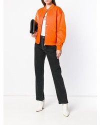 Blouson aviateur orange Calvin Klein Jeans