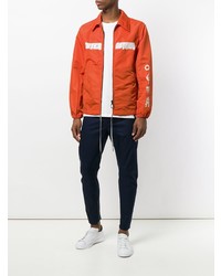 Blouson aviateur orange Lanvin