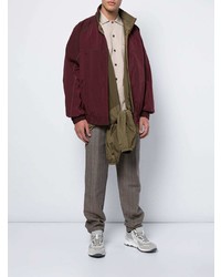 Blouson aviateur pourpre foncé Y/Project