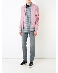 Blouson aviateur rose Alpha Industries