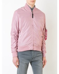 Blouson aviateur rose Alpha Industries