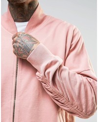 Blouson aviateur rose