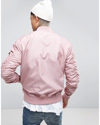 Blouson aviateur rose Alpha Industries