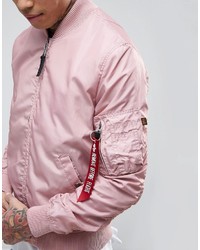 Blouson aviateur rose Alpha Industries