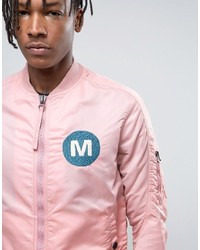 Blouson aviateur rose MHI