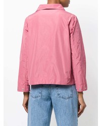 Blouson aviateur rose Moncler