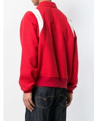 Blouson aviateur rouge et blanc VISVIM