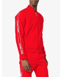 Blouson aviateur rouge Off-White