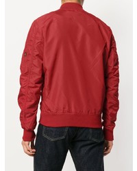 Blouson aviateur rouge Alpha Industries