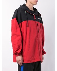 Blouson aviateur rouge Off-White