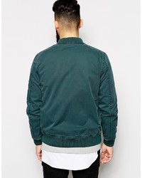 Blouson aviateur vert foncé Asos