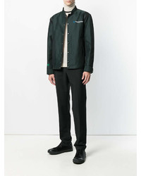 Blouson aviateur vert foncé Lanvin