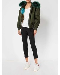 Blouson aviateur vert foncé Mr & Mrs Italy