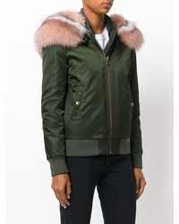 Blouson aviateur vert foncé Mr & Mrs Italy