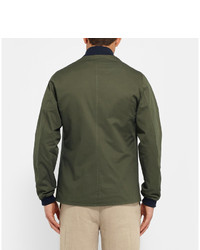 Blouson aviateur vert foncé Oliver Spencer