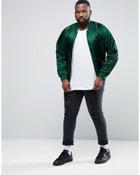 Blouson aviateur vert foncé Asos