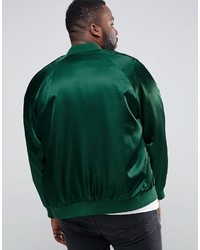 Blouson aviateur vert foncé Asos