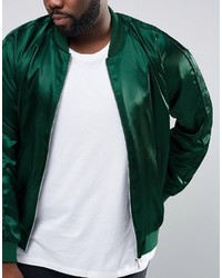 Blouson aviateur vert foncé Asos