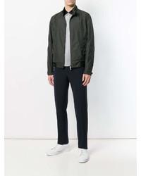 Blouson aviateur vert foncé