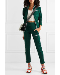 Blouson aviateur vert foncé Palm Angels