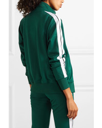 Blouson aviateur vert foncé Palm Angels