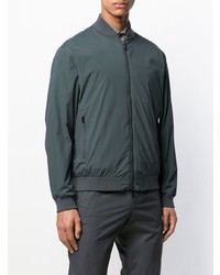 Blouson aviateur vert foncé Z Zegna