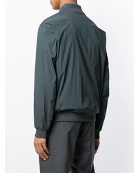 Blouson aviateur vert foncé Z Zegna