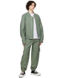 Blouson aviateur vert menthe Miharayasuhiro