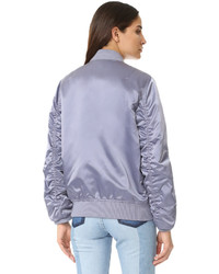 Blouson aviateur violet clair Acne Studios