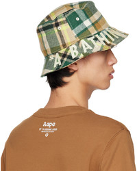 Bob en laine imprimé marron clair AAPE BY A BATHING APE