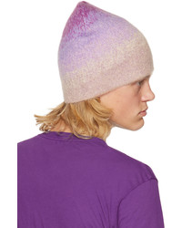 Bonnet en mohair imprimé violet clair ERL