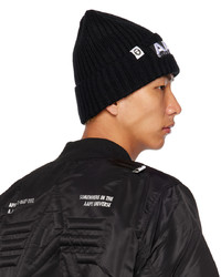 Bonnet en tricot blanc AAPE BY A BATHING APE